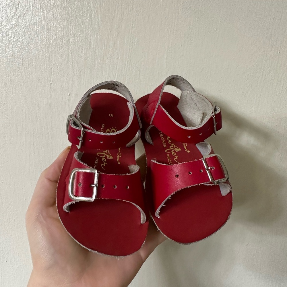 Size 5 Red Sun San Sandals